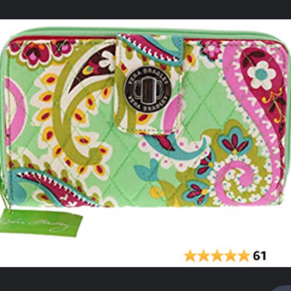Vera Bradley Turn lock Wallet TuttiFrutti